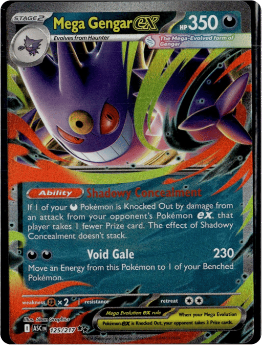 2026 Mega Gengar ex #125 Ascended Heroes