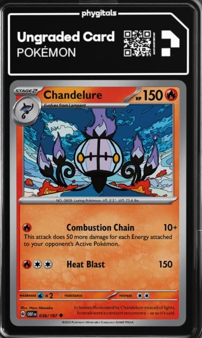 2023 Chandelure Obsidian Flames 