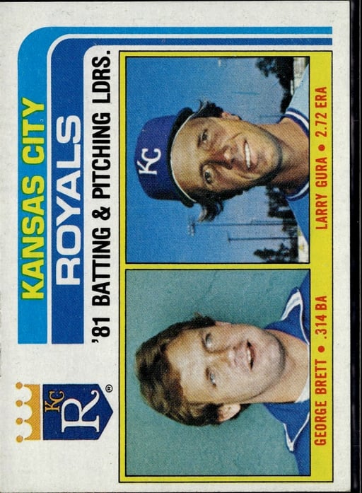 1982 George Brett #96 Baseball