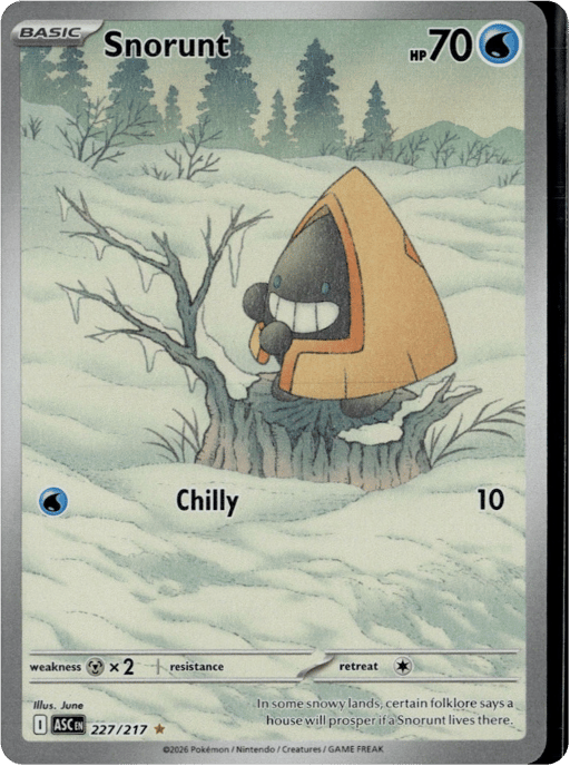 2026 Snorunt #227 Ascended Heroes