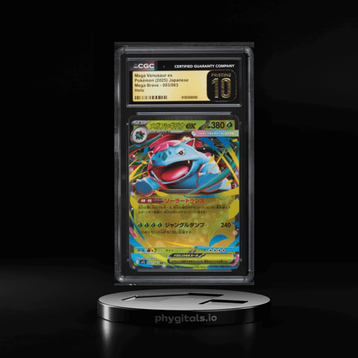 2025 Pokemon Japanese Mega Brave Holo Mega Venusaur EX #3 CGC 10 PRISTINE
