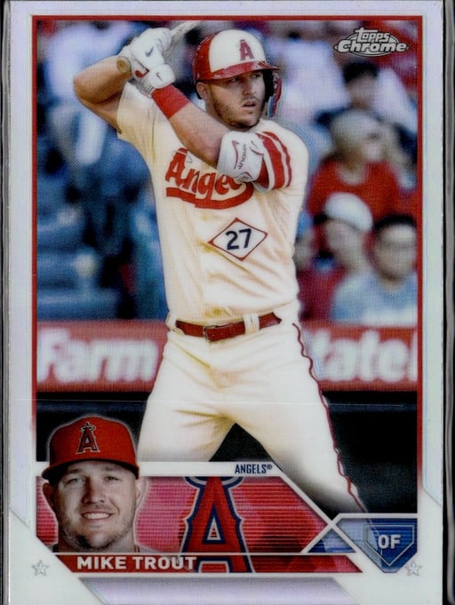 2023 Mike Trout #27 Topps Chrome