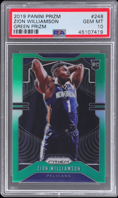 2019 Panini Prizm Green Prizm Zi
