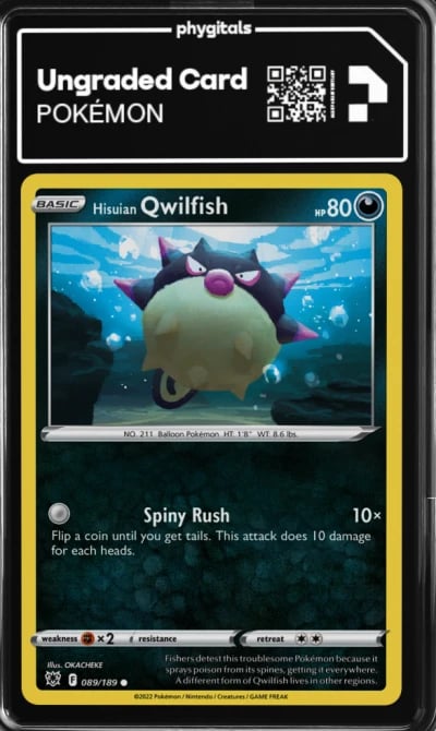 2022 Hisuian Qwilfish Astral Rad