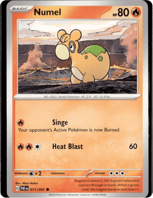 2024 Numel #11 Paldean Fates