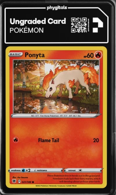 2022 Ponyta Astral Radiance #21