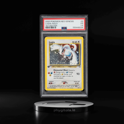 2000 Pokemon Neo Genesis 1st Edition Holo Lugia #9 PSA 1.5 FR