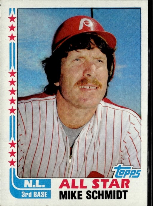 1982 Mike Schmidt #339 Baseball