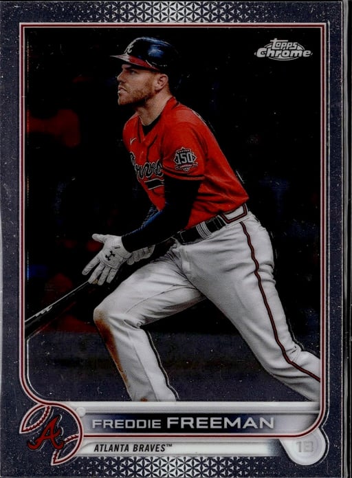 2022 Freddie Freeman #14 Topps Chrome