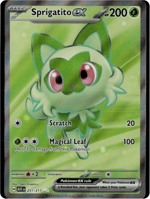 2026 Sprigatito ex #251 Ascended Heroes