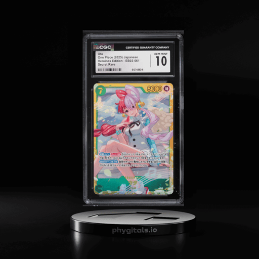 2025 One Piece Japanese Heroines Edition SEC Uta #EB03-061 CGC 10 GEM MINT
