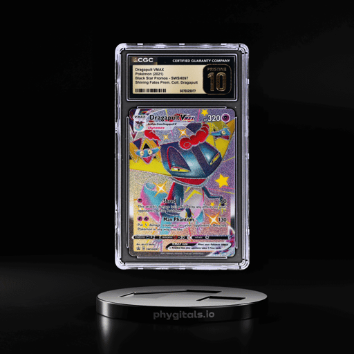 2021 Pokemon Black Star Promos Shining Fates Premium Collection Dragapult Dragapult Vmax #SWSH097 CGC PRI