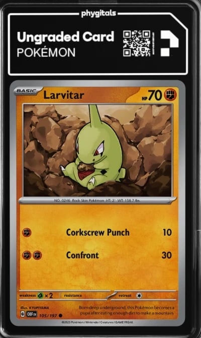 2023 Larvitar Obsidian Flames #1