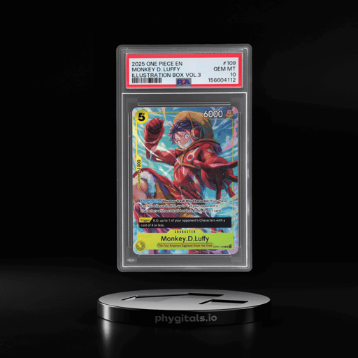 2025 One Piece Promos Illustration Box Volume 3 Monkey D. Luffy #OP07109 PSA 10