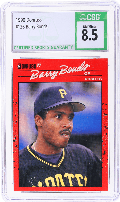 1990 Donruss Barry Bonds #126 CSG 8.5