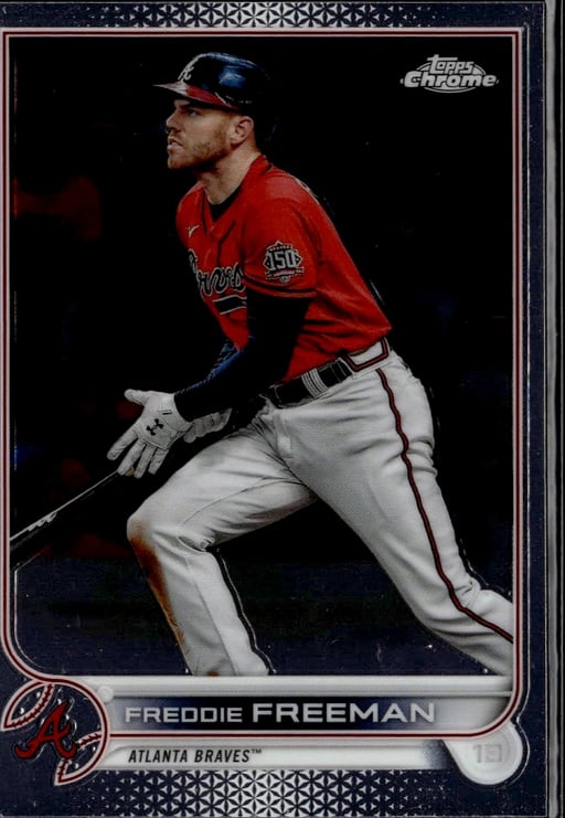2022 Freddie Freeman #14 Topps Chrome