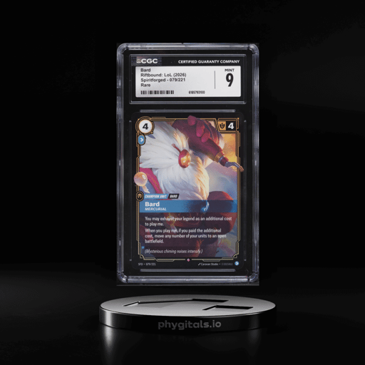 2026 Riftbound League Of Legends LoL Spiritforged Bard #79 CGC 9 MINT