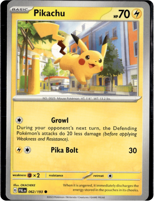 2024 Pikachu #18 Paldean Fates