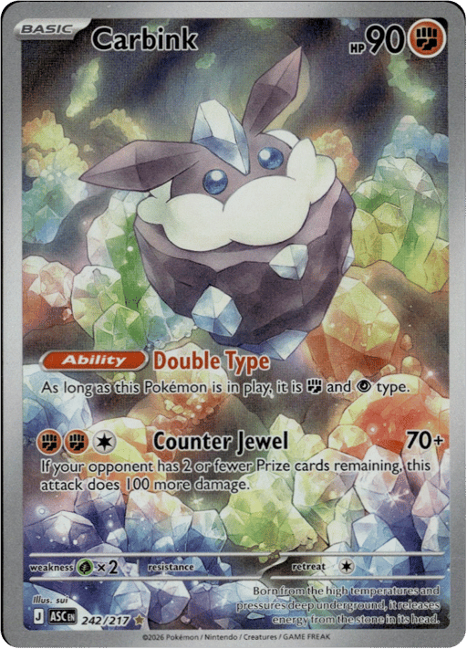2026 Carbink #242 Ascended Heroes