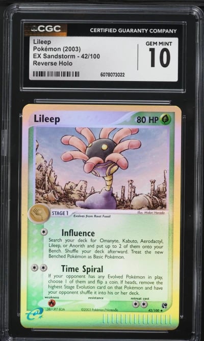 2003 Pokemon EX Sandstorm Revers