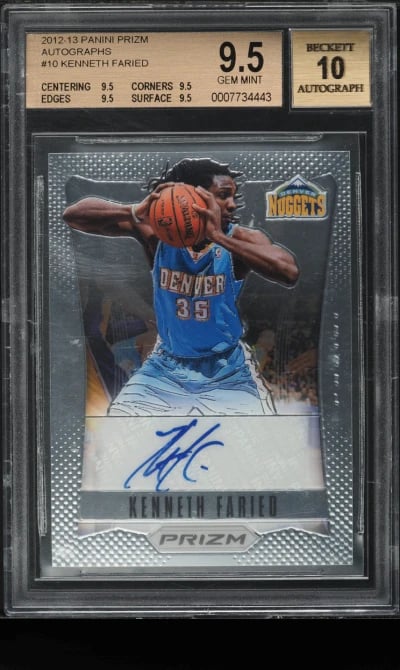2012 Panini Prizm Kenneth Faried