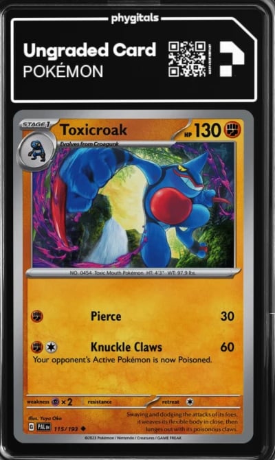 2023 Toxicroak Paldea Evolved #1