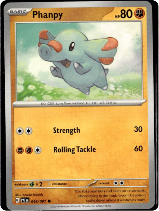 2024 Phanpy #48 Paldean Fates