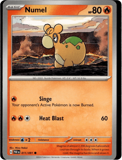 2024 Numel #11 Paldean Fates