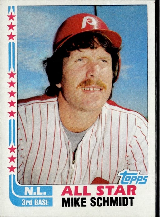1982 Mike Schmidt #339 Baseball