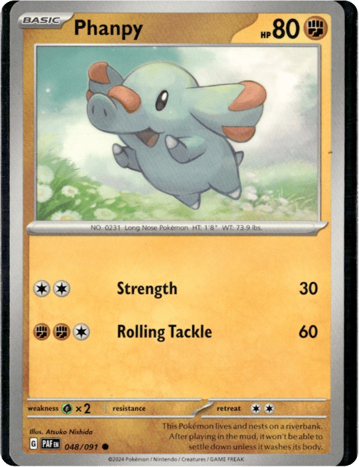 2024 Phanpy #48 Paldean Fates
