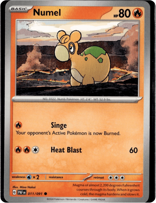 2024 Numel #11 Paldean Fates