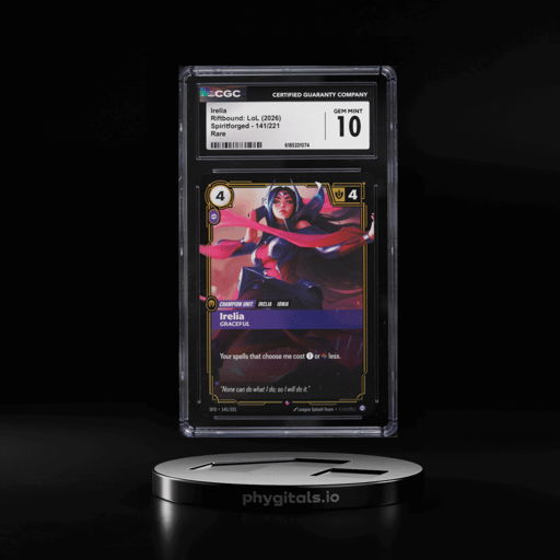 2026 Riftbound League Of Legends LoL Spiritforged Irelia #141 CGC 10 GEM MINT