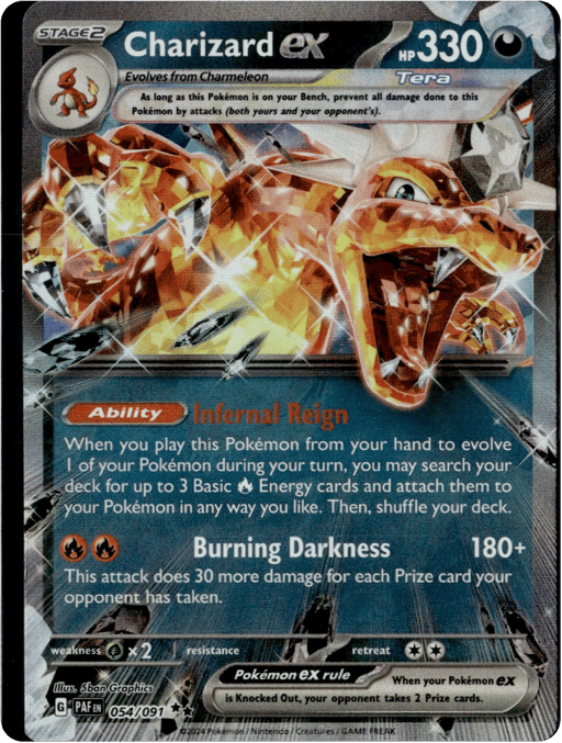 2024 Charizard ex #54 Paldean Fates