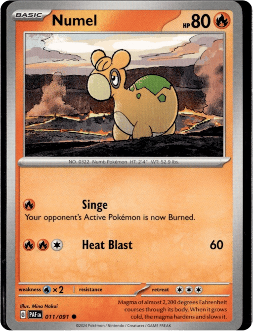 2024 Numel #11 Paldean Fates