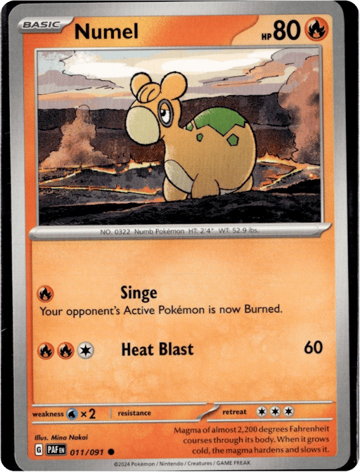 2024 Numel #11 Paldean Fates
