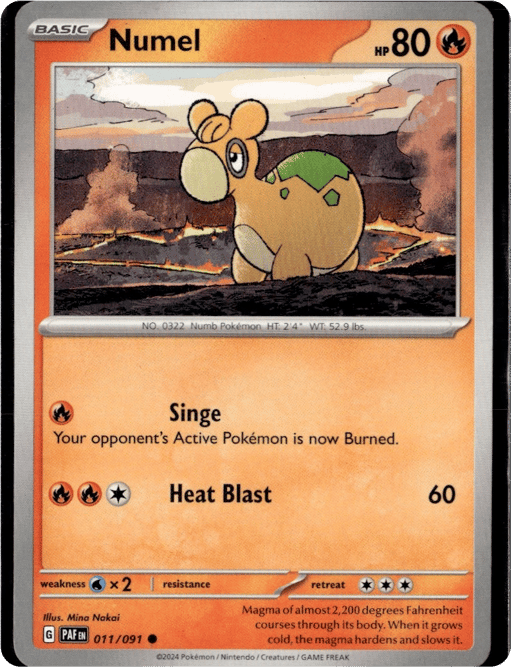 2024 Numel #11 Paldean Fates
