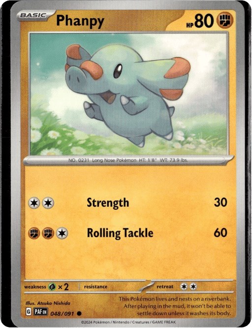 2024 Phanpy #48 Paldean Fates