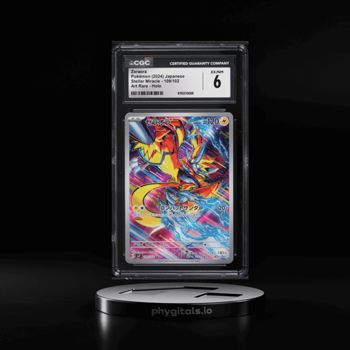 2024 Pokemon Japanese Scarlet & Violet Stellar Miracle AR Zeraora #109 CGC 6 EXMT