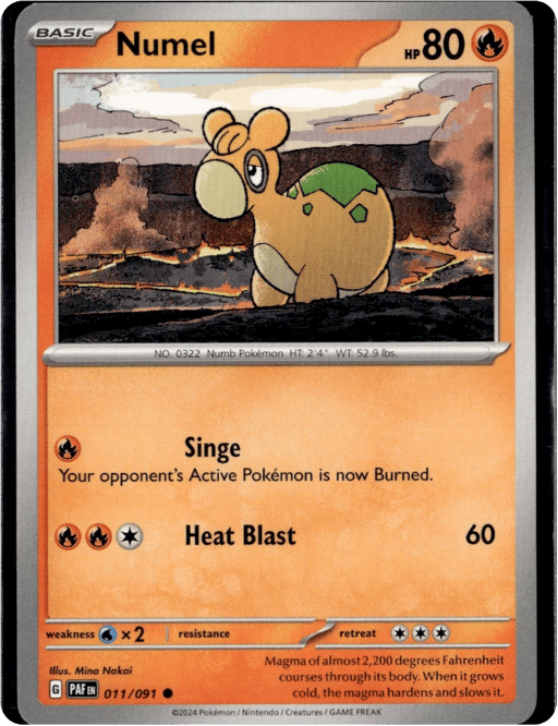 2024 Numel #11 Paldean Fates