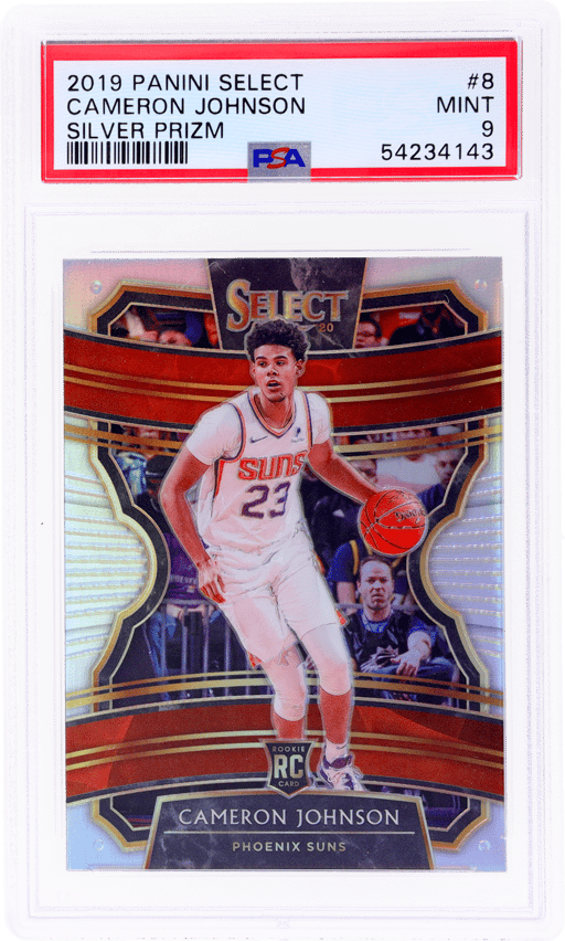 2019 Panini Select Prizms Silver Cameron Johnson #8 PSA 9