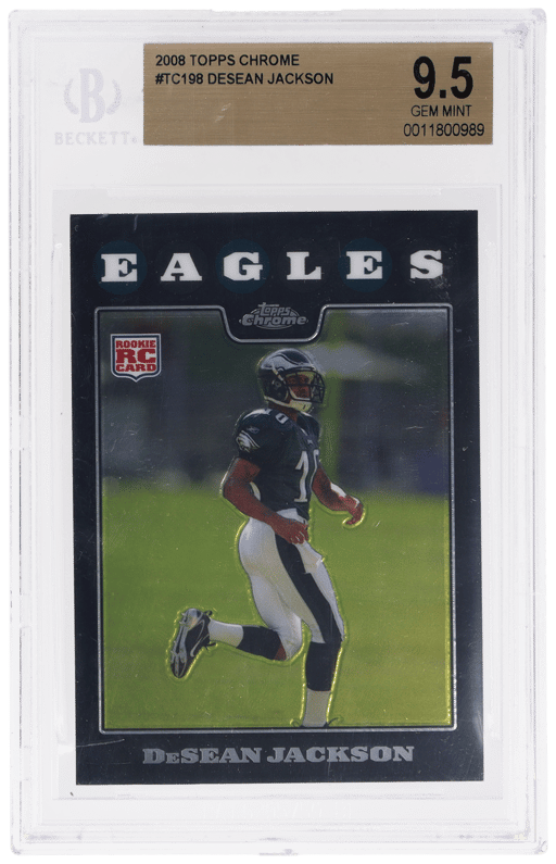 2008 Topps Chrome DeSean Jackson #TC198 BGS 9.5