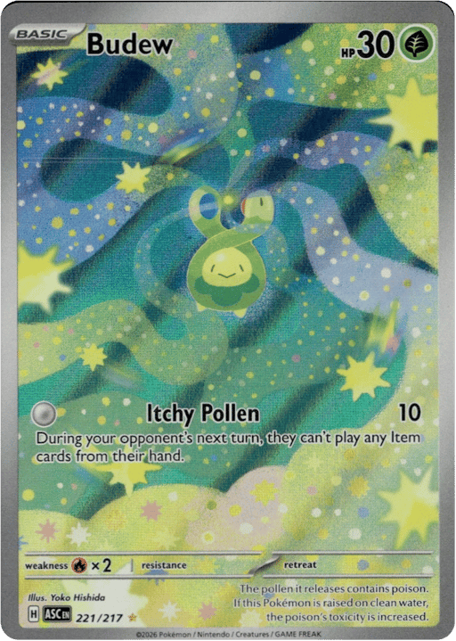 2026 Budew #221 Ascended Heroes