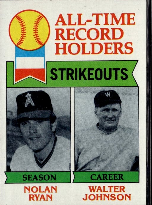 1979 Nolan Ryan #417 All-Time Record Holders