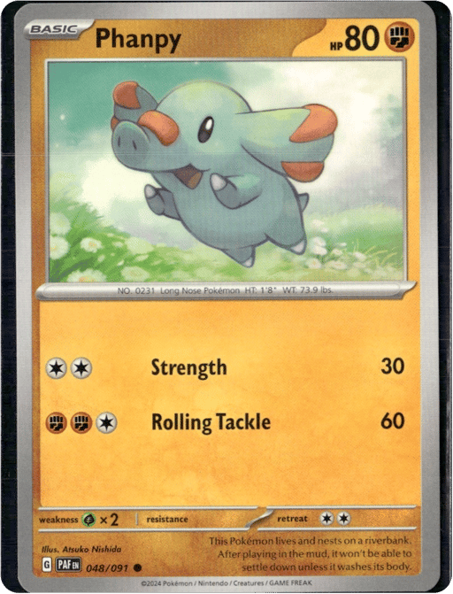 2024 Phanpy #48 Paldean Fates