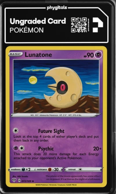 2020 Lunatone Darkness Ablaze #0