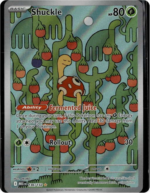 2025 Shuckle #136 Mega Evolution