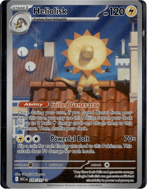 2026 Heliolisk #229 Ascended Heroes