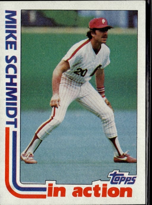 1982 Mike Schmidt #101 In Action
