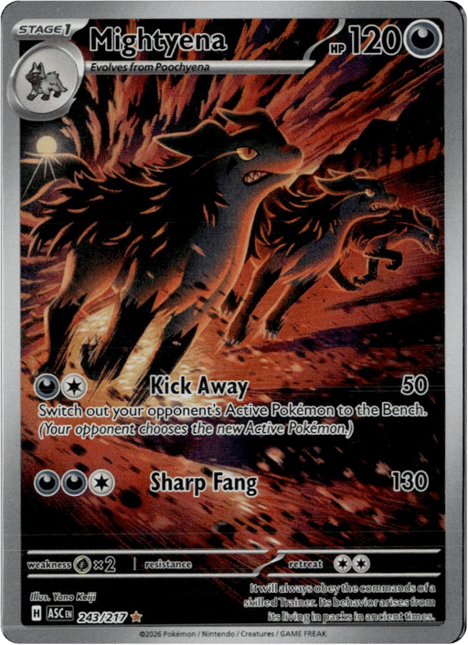 2026 Mightyena #243 Ascended Heroes
