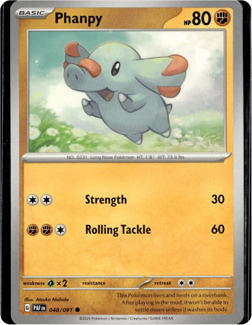 2024 Phanpy #48 Paldean Fates